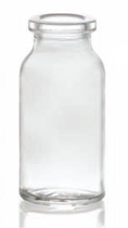 10 ml injectieflacon, helder, type 2 geblazen glas